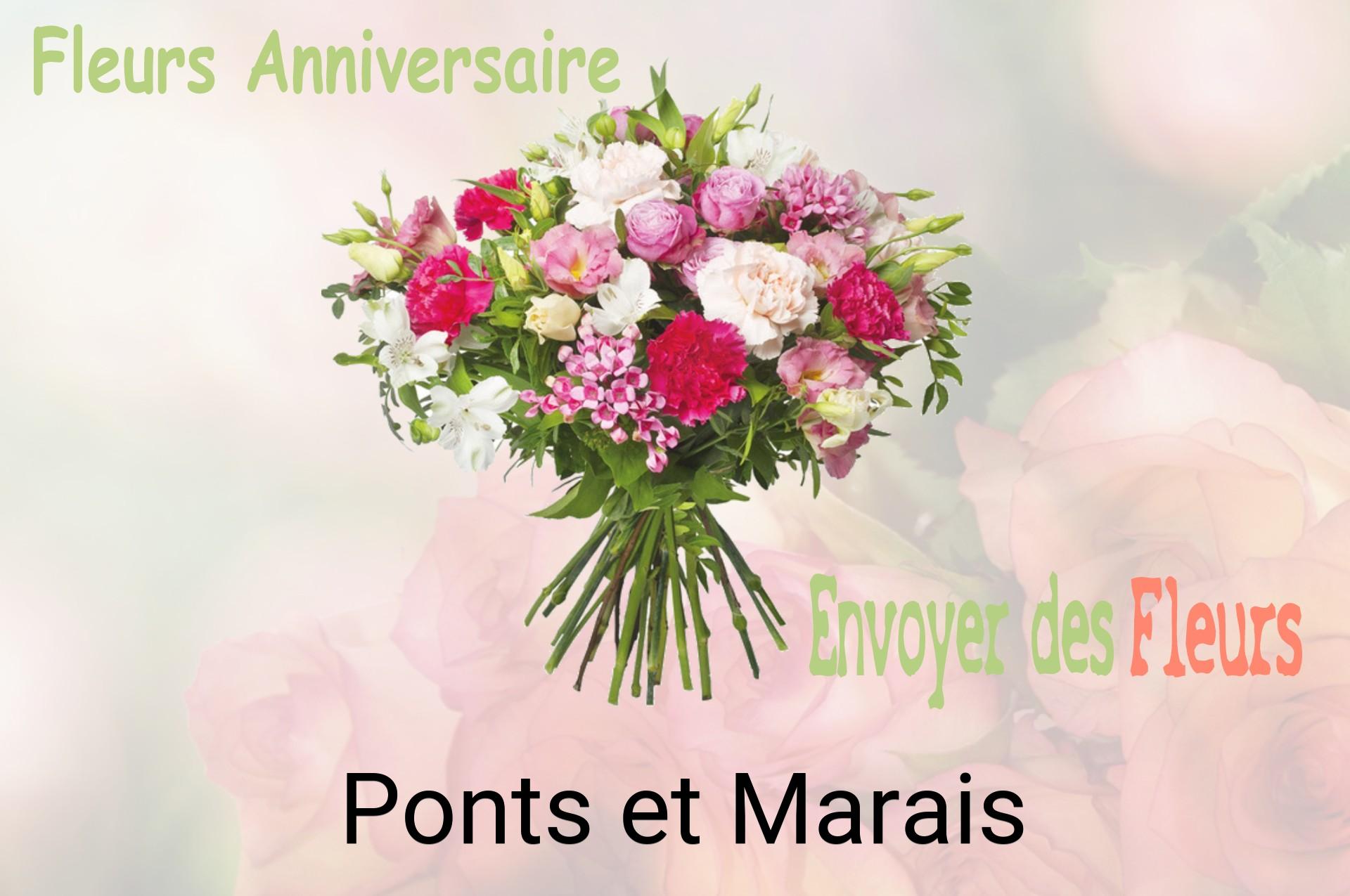 Bouquet de fleurs d’anniversaire livré à Ponts-et-Marais
