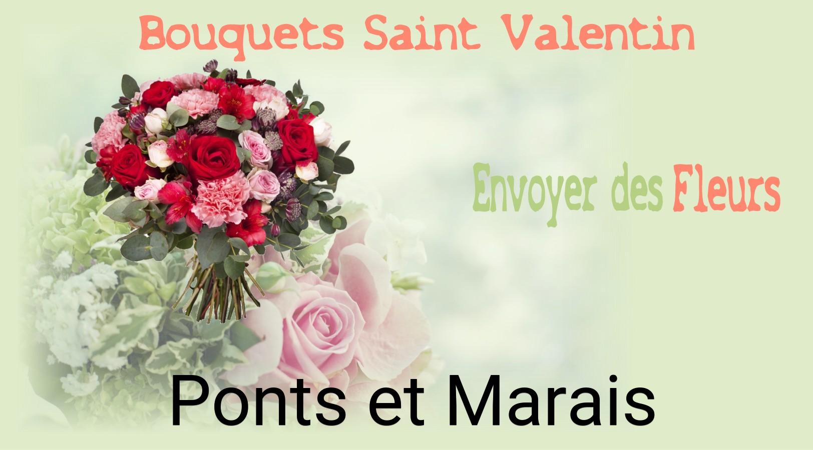 Roses de Saint-Valentin livrées à Ponts-et-Marais